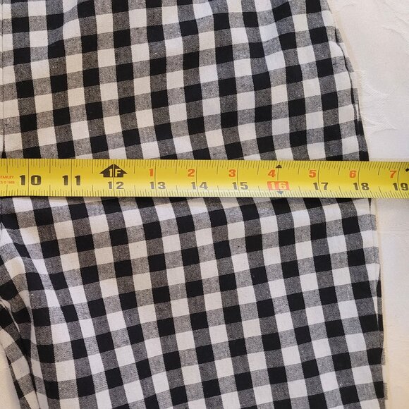 🌹SOLD🌹 superdown Gingham White/Black High-Waisted Straight Leg Pants NWOT🌹 - Picture 12 of 14